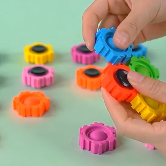 Estallido del calmante del estrés del silicón él juguetes de la persona agitada del alivio de la ansiedad del autismo para los adultos de los niños