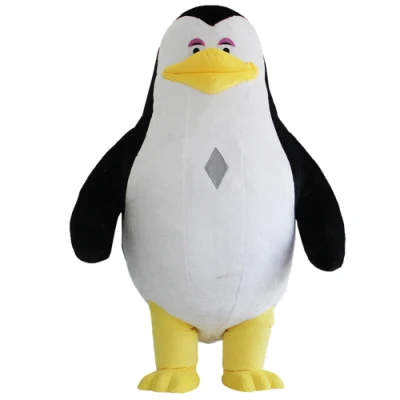 Traje inflable vendedor caliente de Halloween del traje de la mascota del pingüino adulto